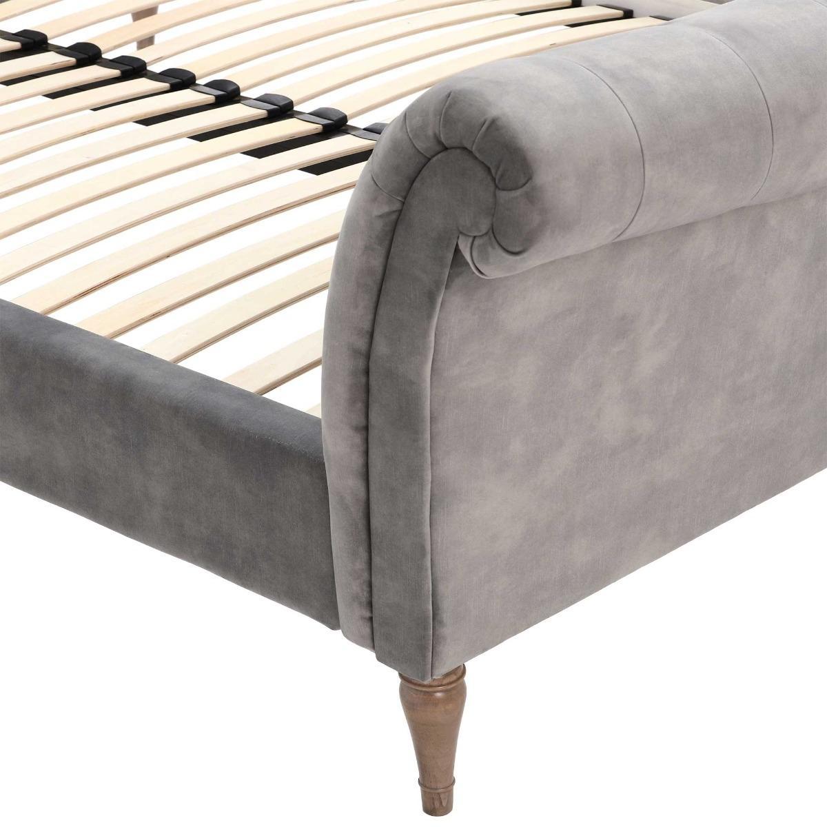 Odeon Plush Velvet High End Bed Frame – image 5