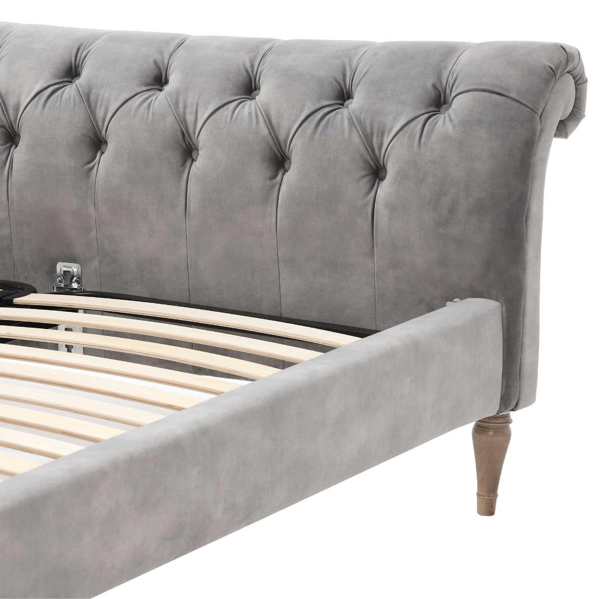 Odeon Plush Velvet High End Bed Frame – image 7