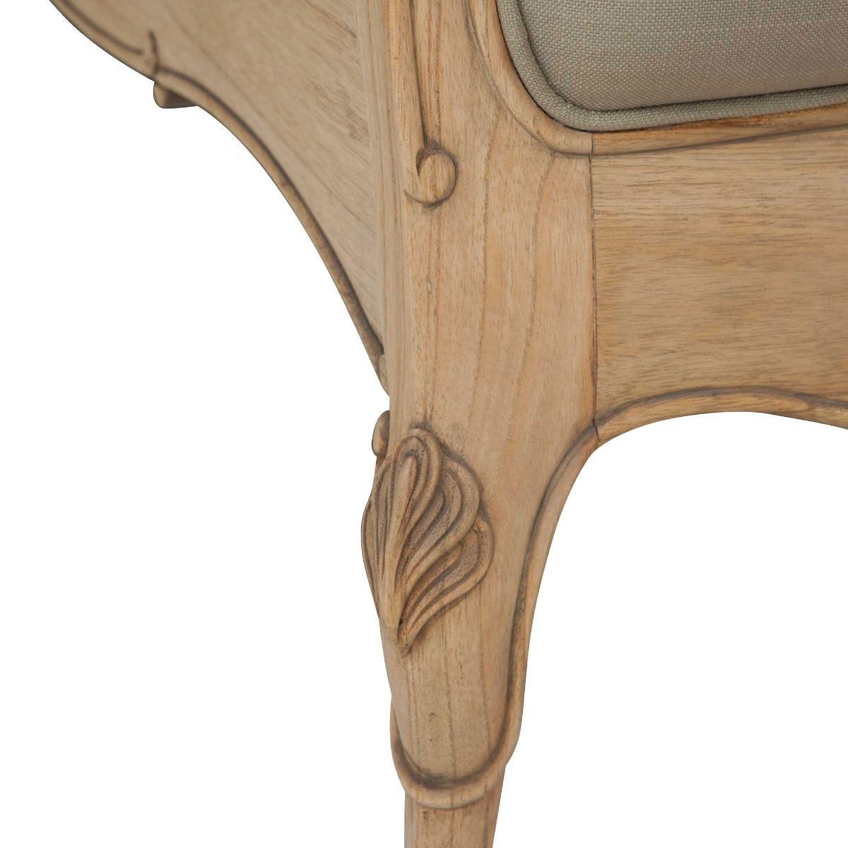 Lille Upholstered Bed Frame, Natural Mindi – image 6