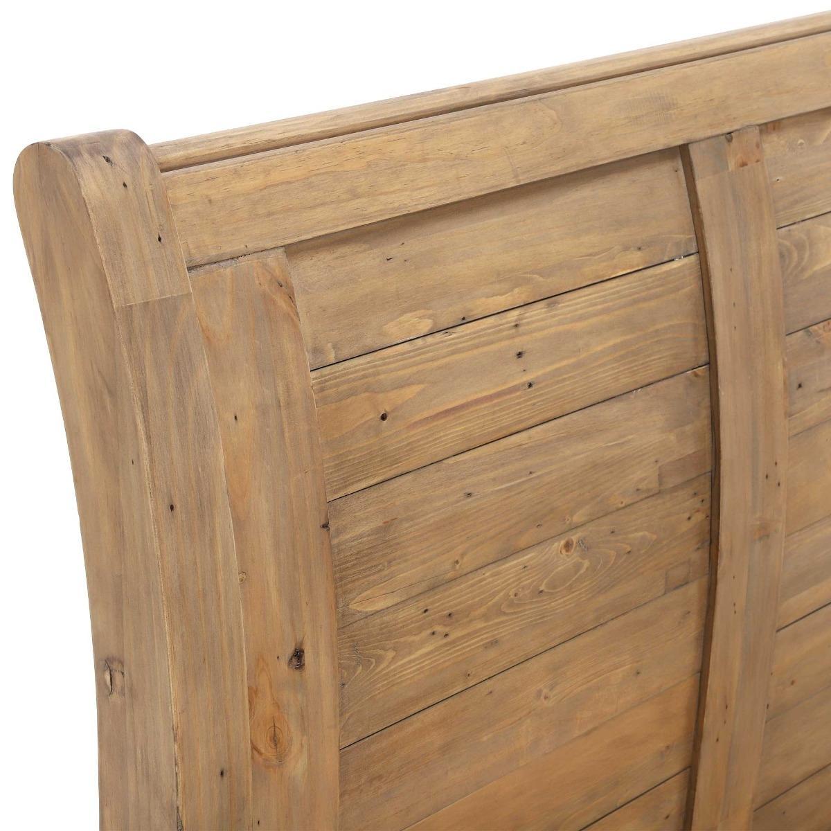 Lewes Panelled Bed Frame, Wheat – image 3