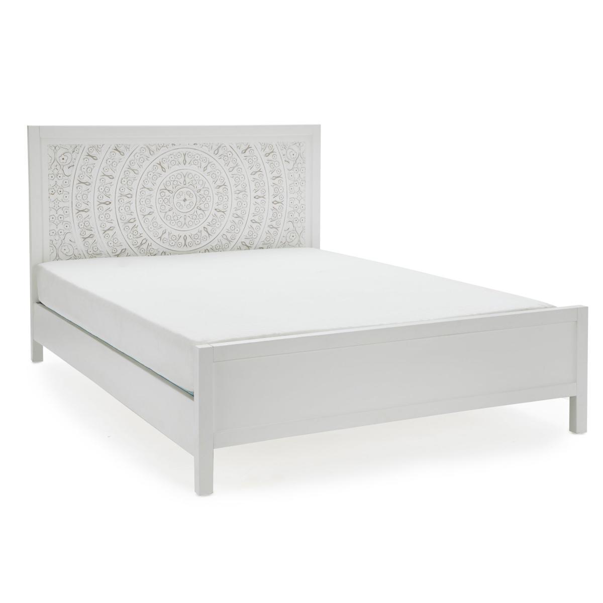 Samira Bed Frame White – image 2