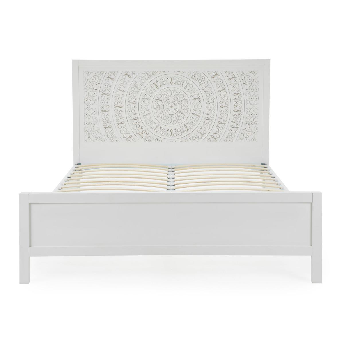 Samira Bed Frame White – image 3