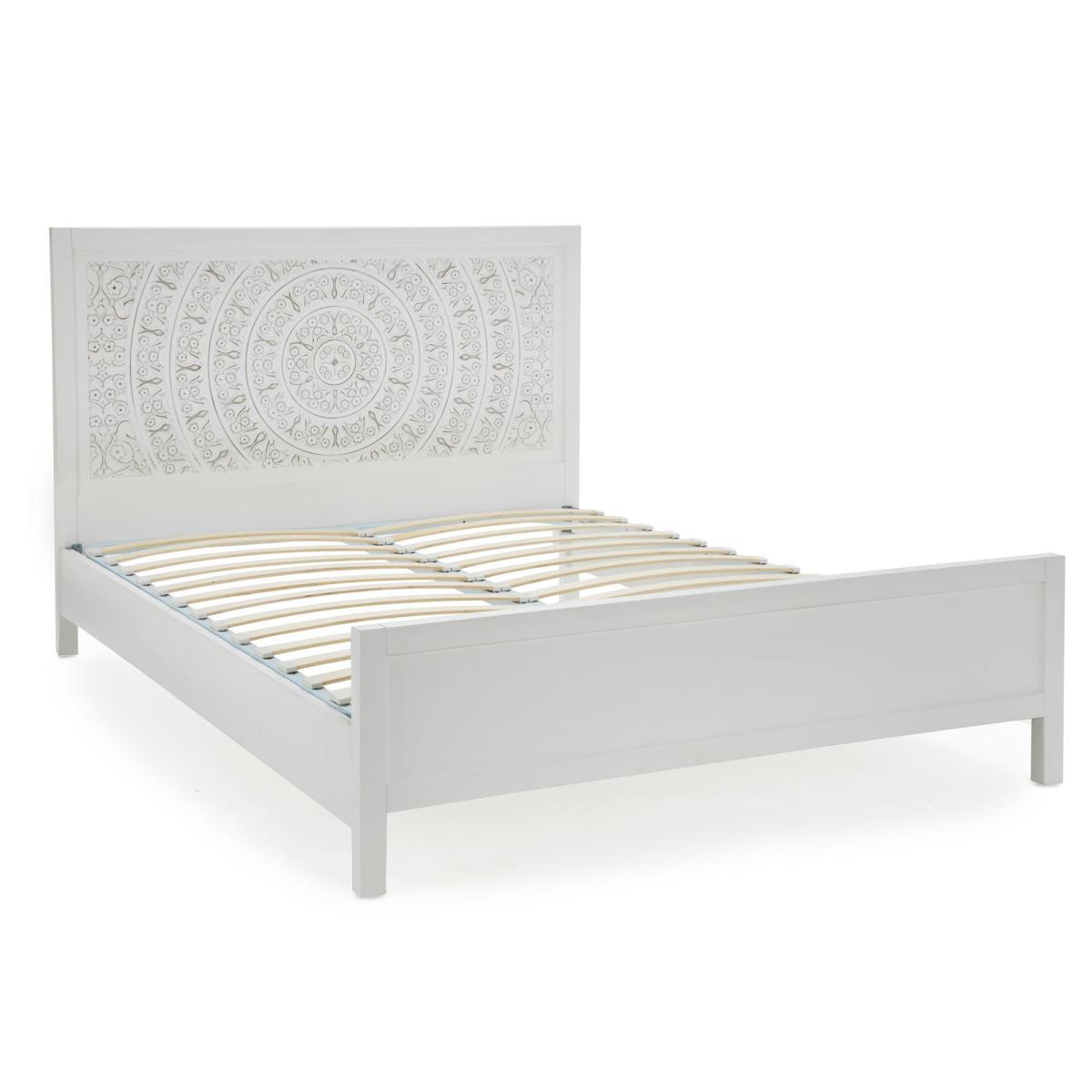 Samira Bed Frame White – image 4