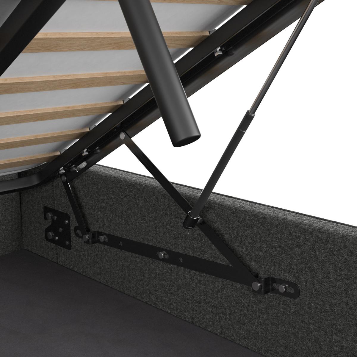 Dorma Heritage Fabric Bed Charcoal – image 3