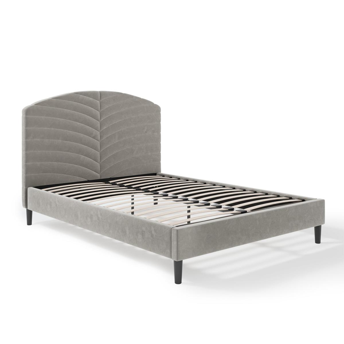 Imogen Luxe Velvet Bed Grey – image 2