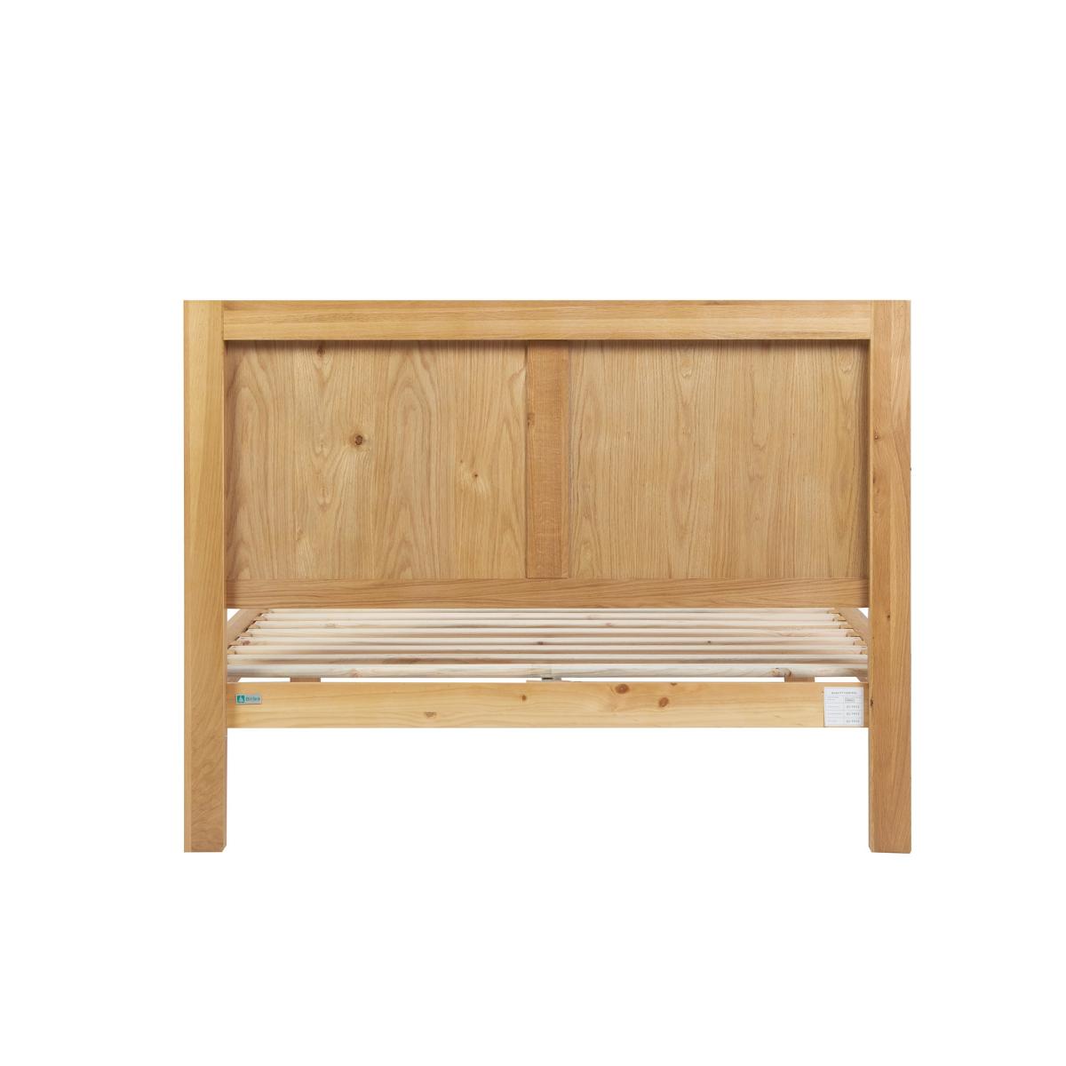 Bellevue Oak Bed Light Brown – image 7