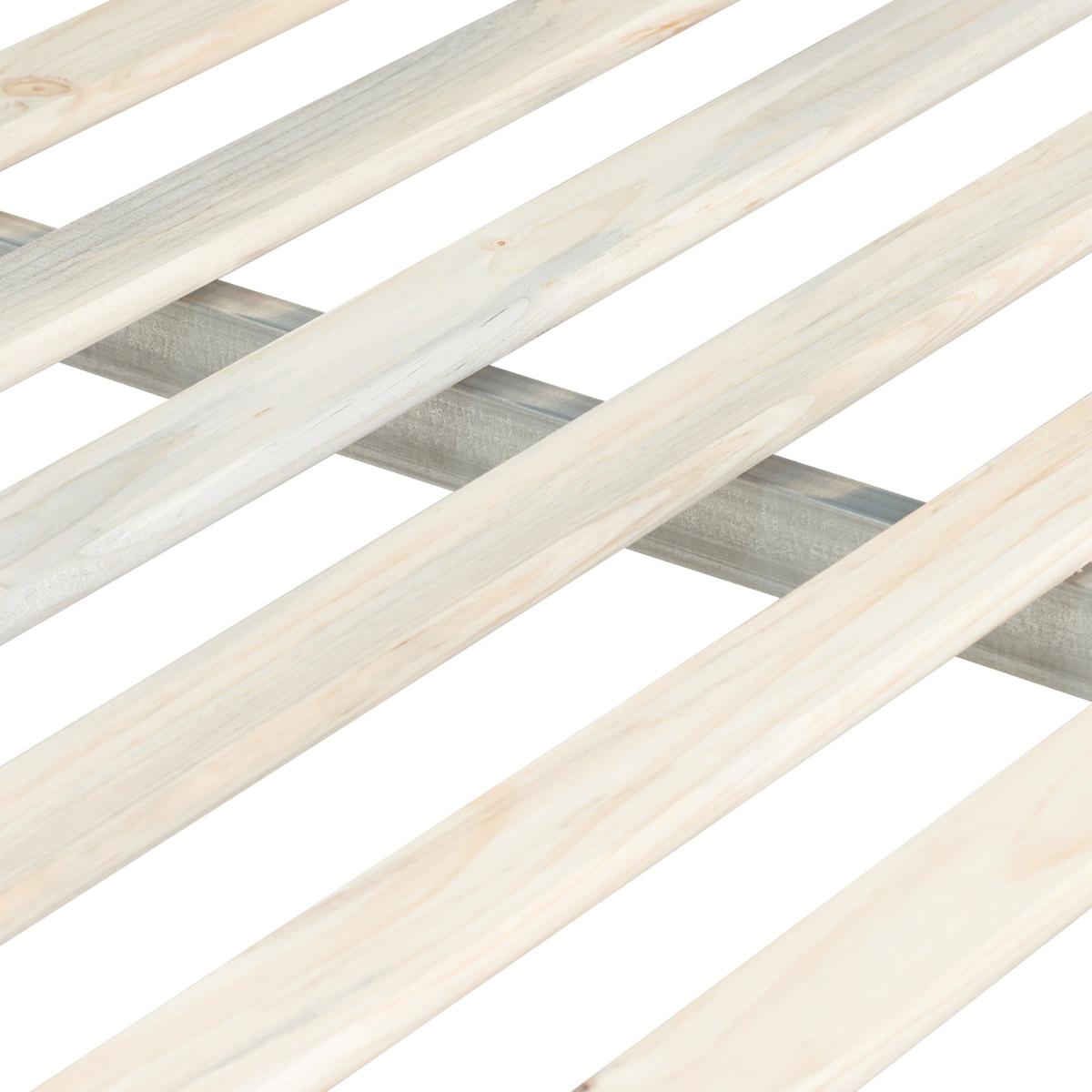 Bellevue Oak Bed Light Brown – image 8