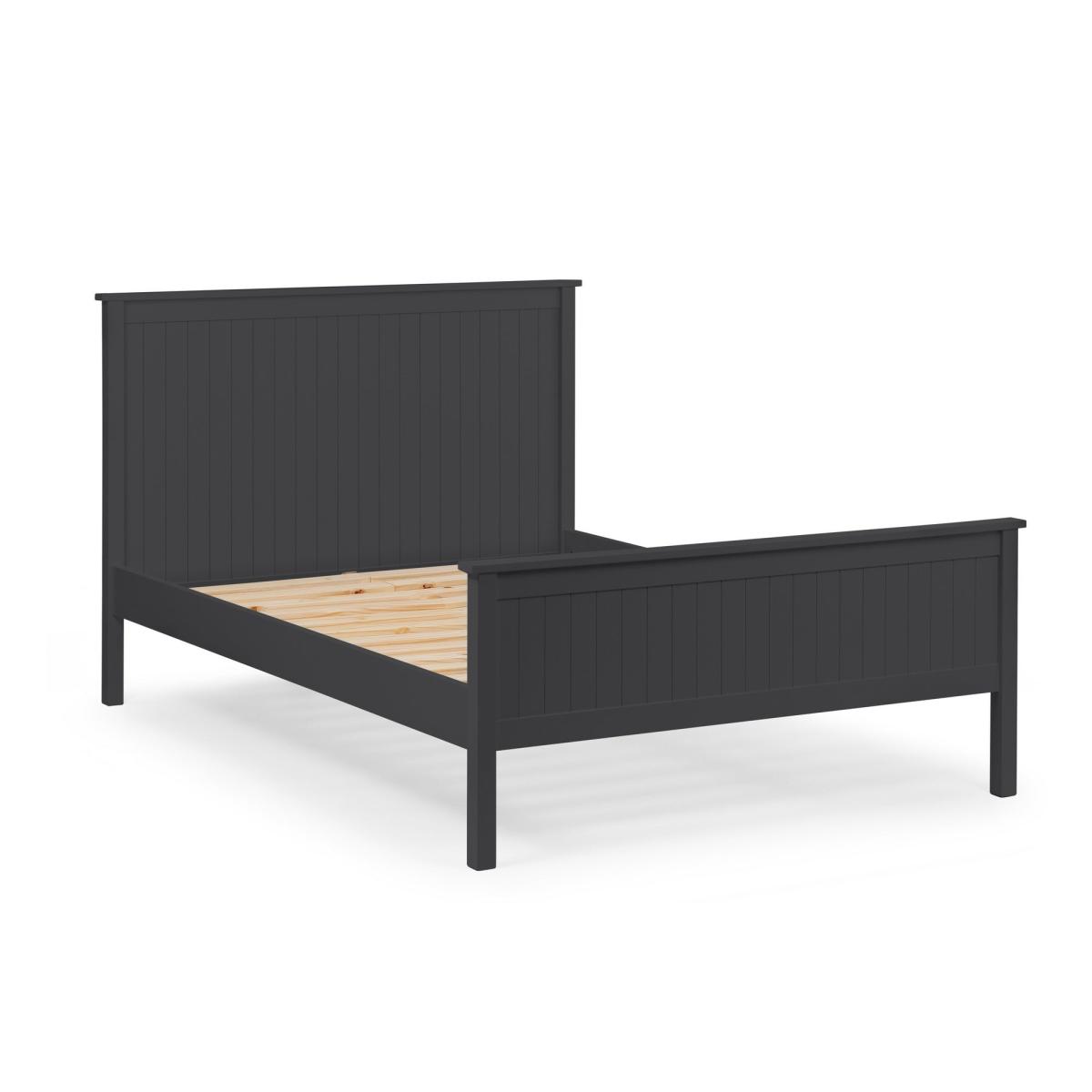 Maine Wooden Bed Frame Black – image 4