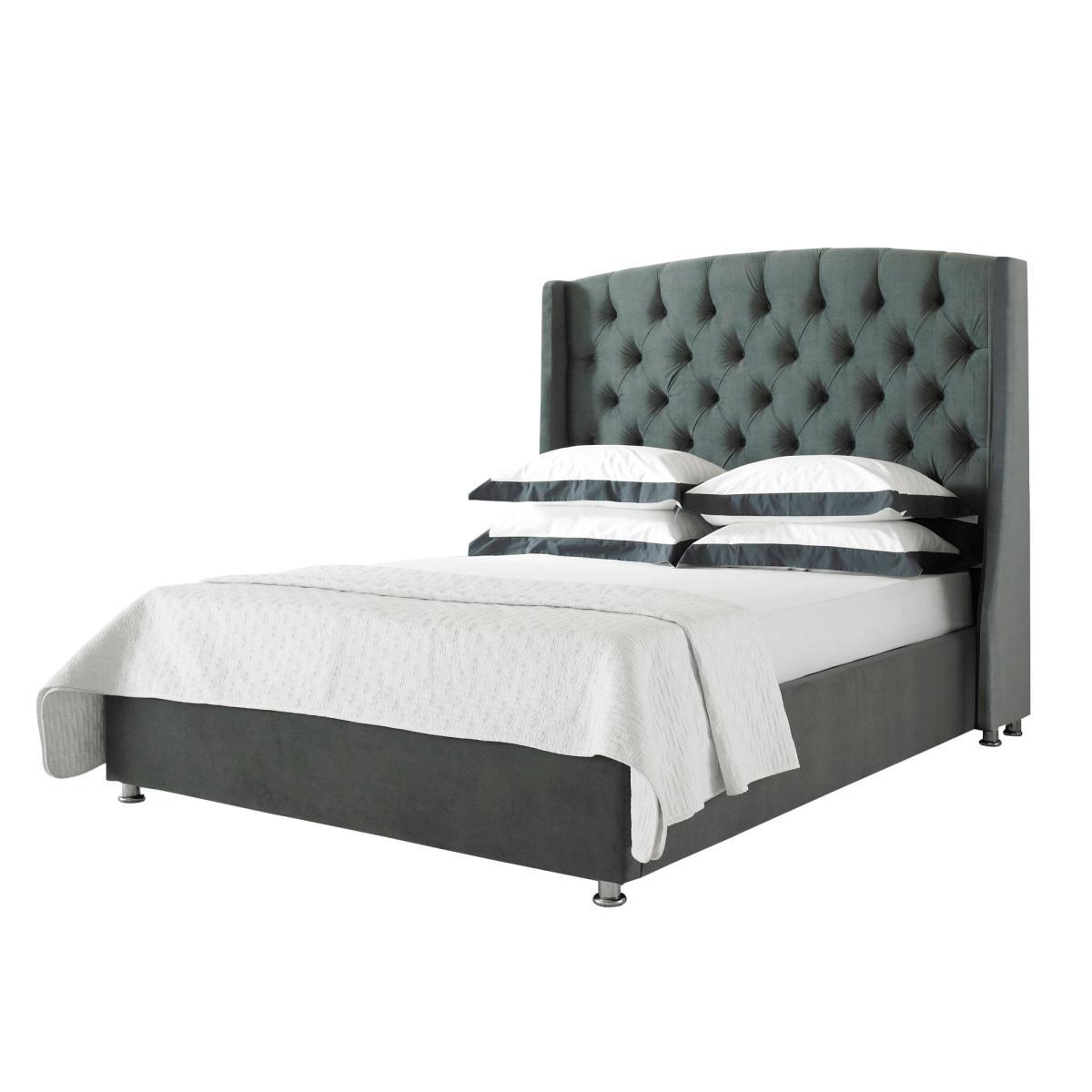 Buckingham Ottoman Bed Frame Dark Grey – image 2
