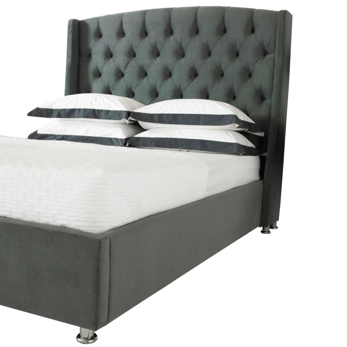 Buckingham Ottoman Bed Frame Dark Grey – image 7
