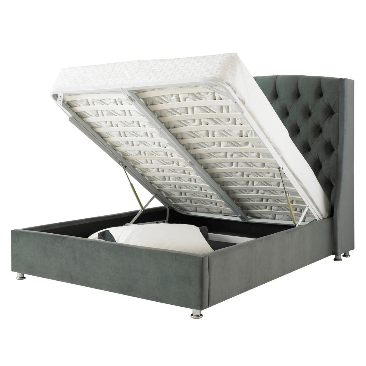 Buckingham Ottoman Bed Frame Dark Grey – image 8