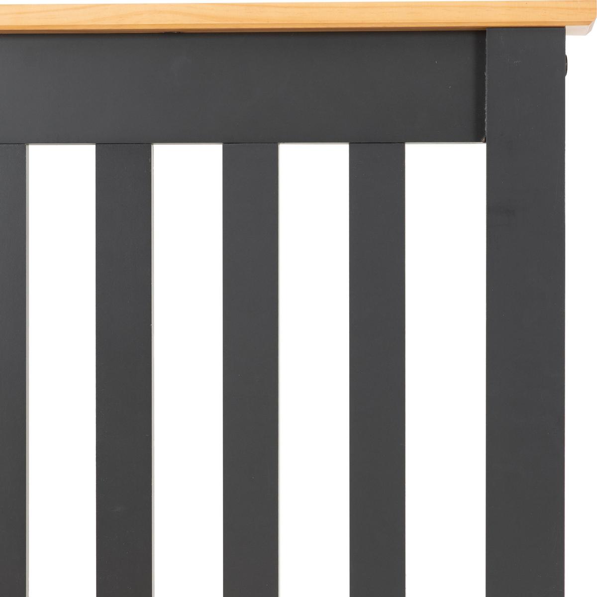 Monaco Low Foot End Bed Frame Charcoal (Grey) – image 8