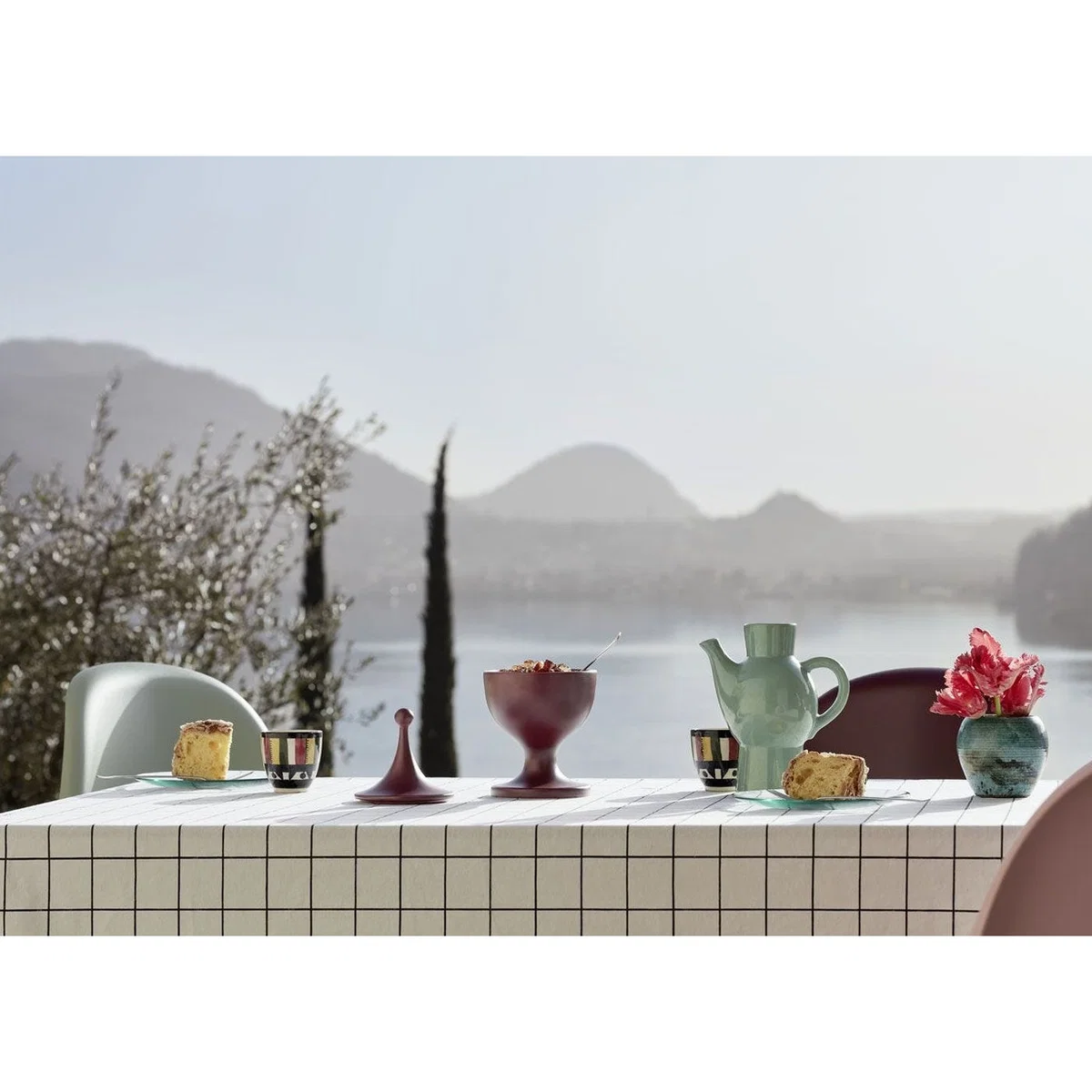 Vitra Ceramic Container No.2 Aubergine - Heal's UK Bedroom Furniture – image 11