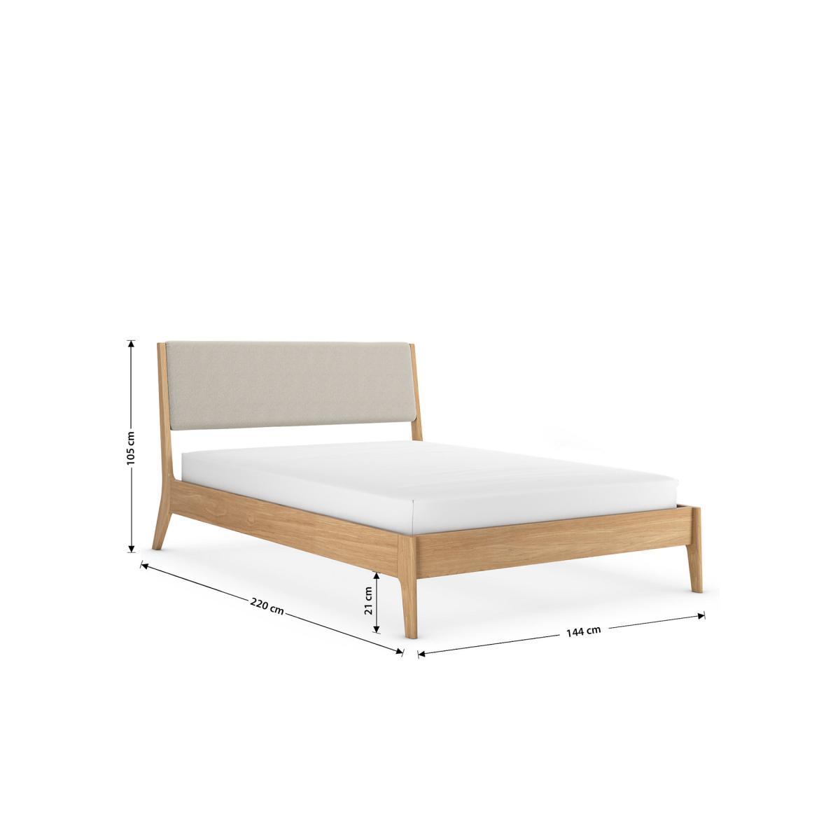 M&S Nord Bed - 5FT - Oak, Oak – image 7