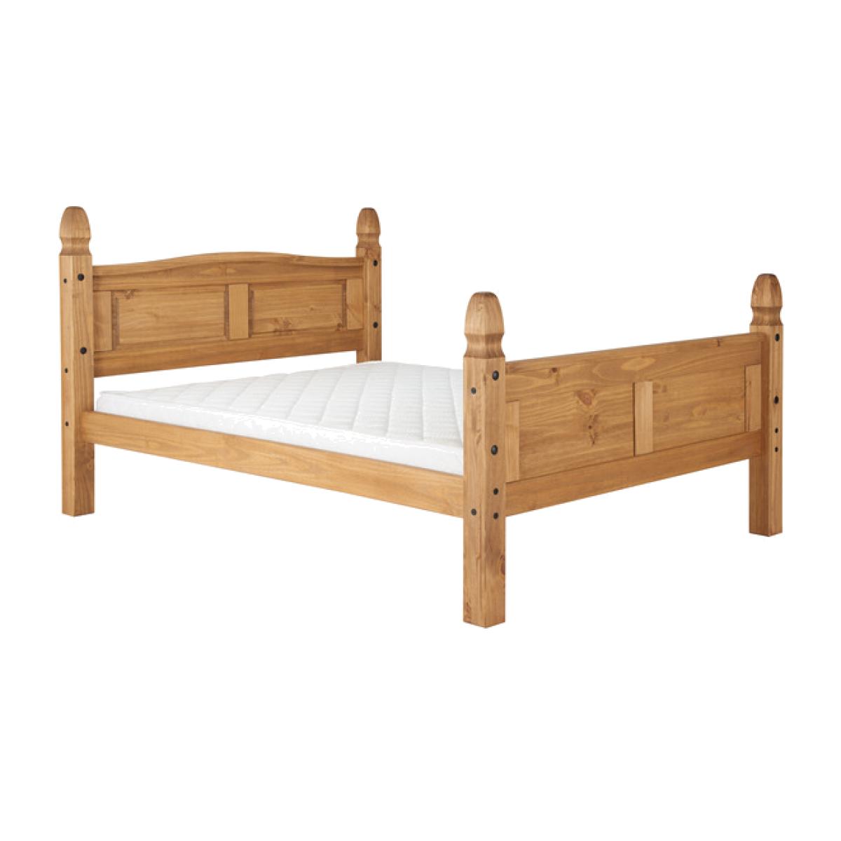 Birlea Corona High End Bed Pine - Brown / Double