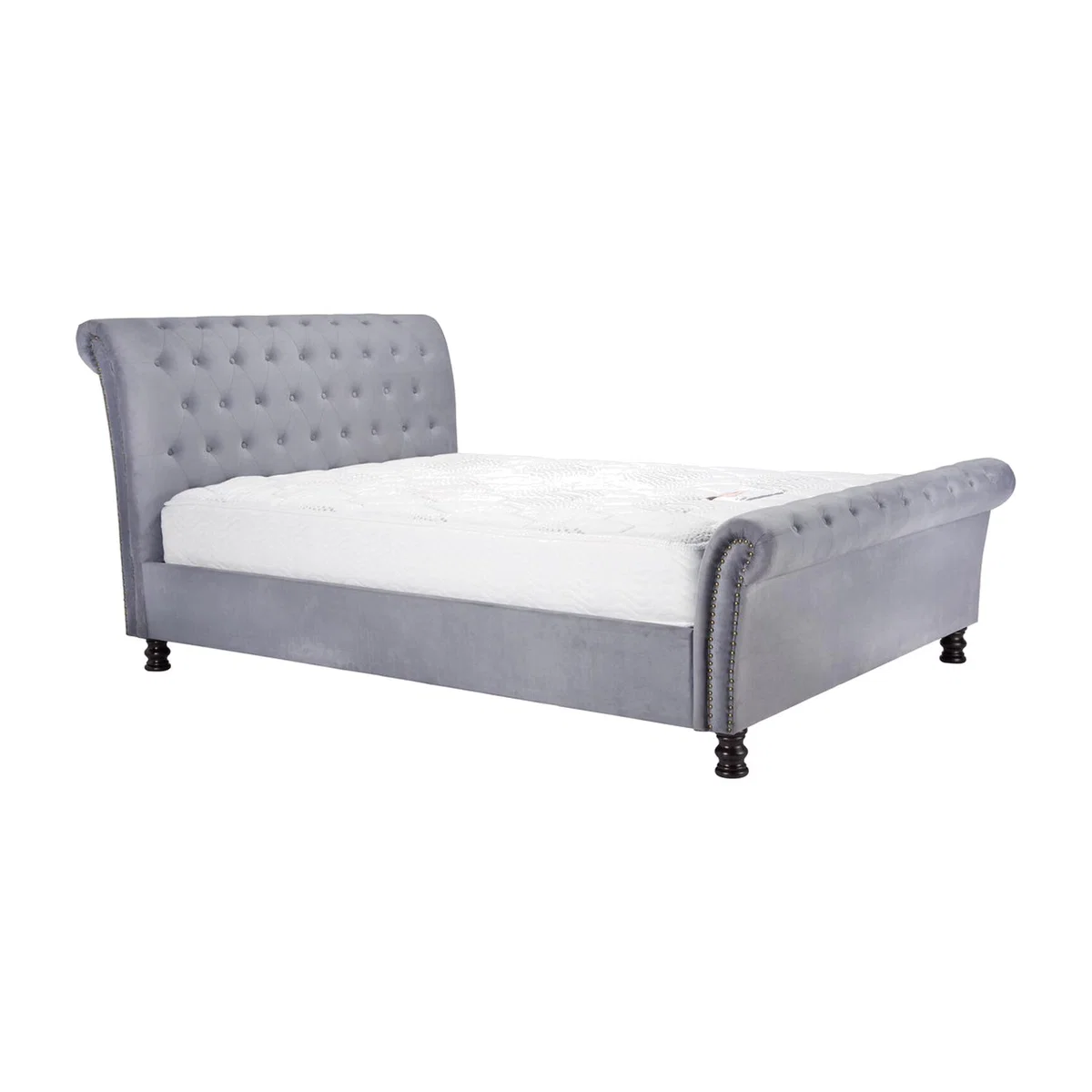 Birlea Opulence Bed - Grey / Super king