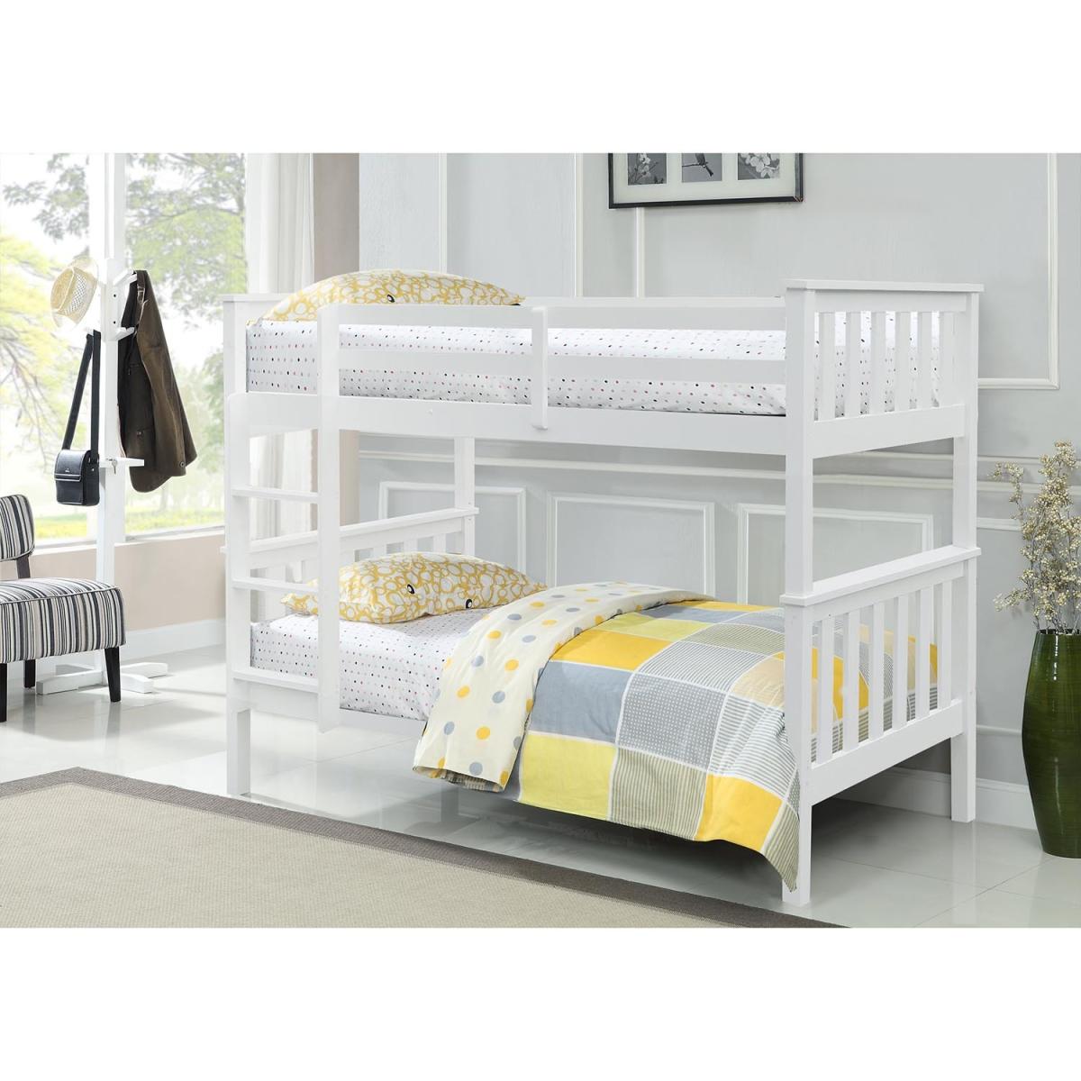 Atlantis White Bunk Bed Frame - White – image 2
