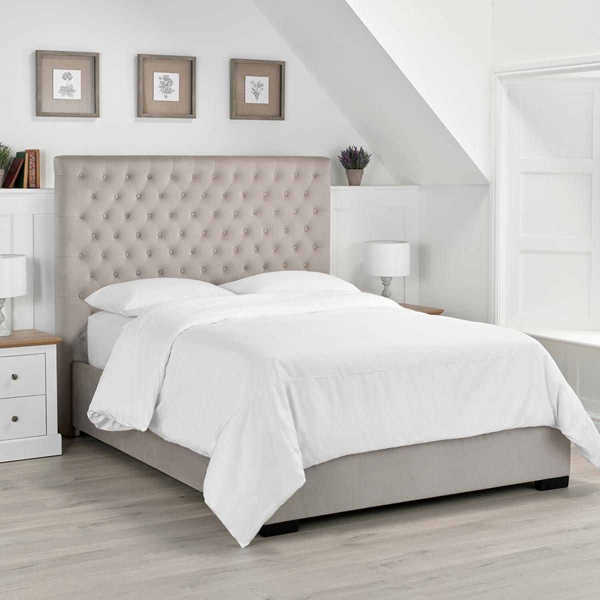 Cavendish Bed - Beige / Double