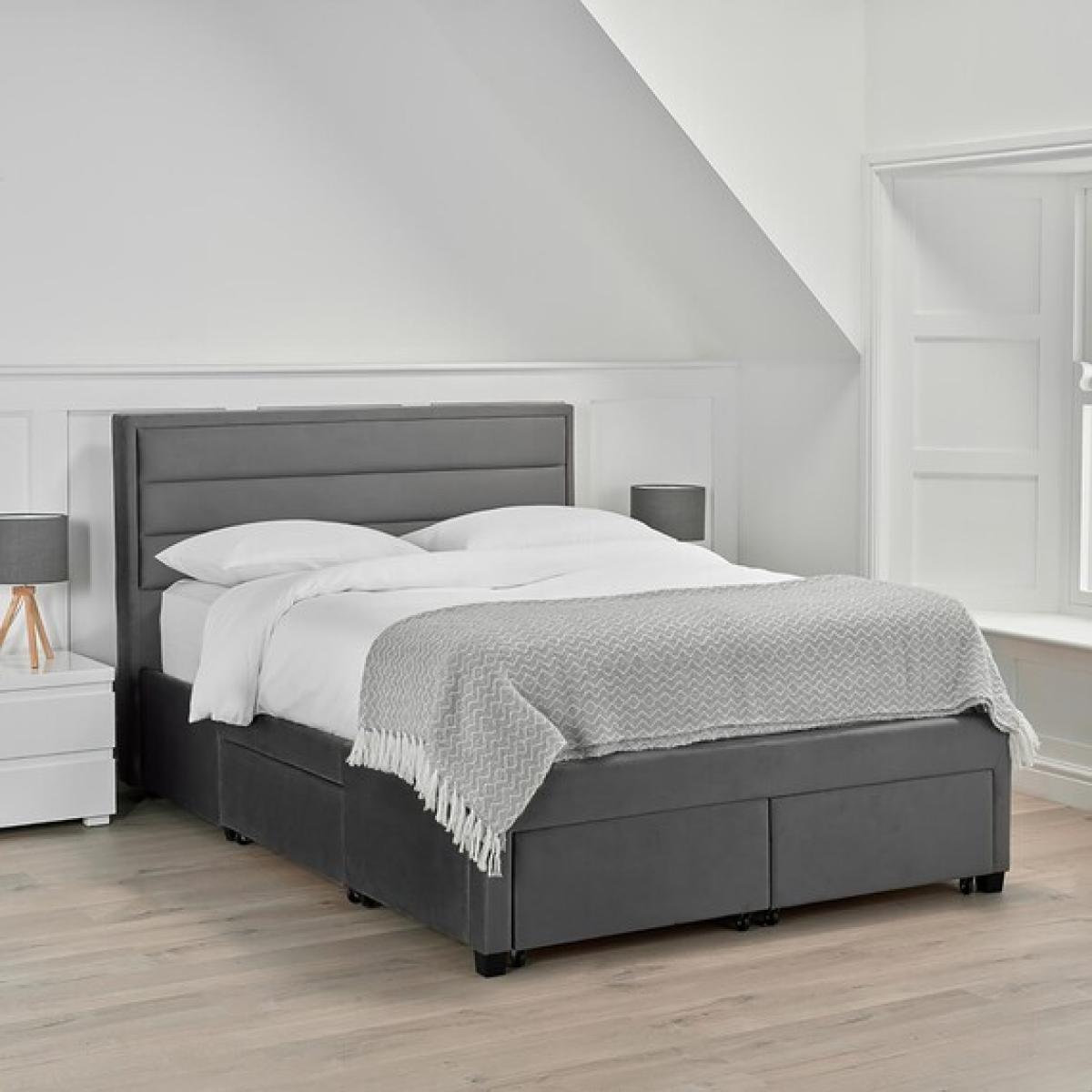Greenwich Bed - Grey / Double
