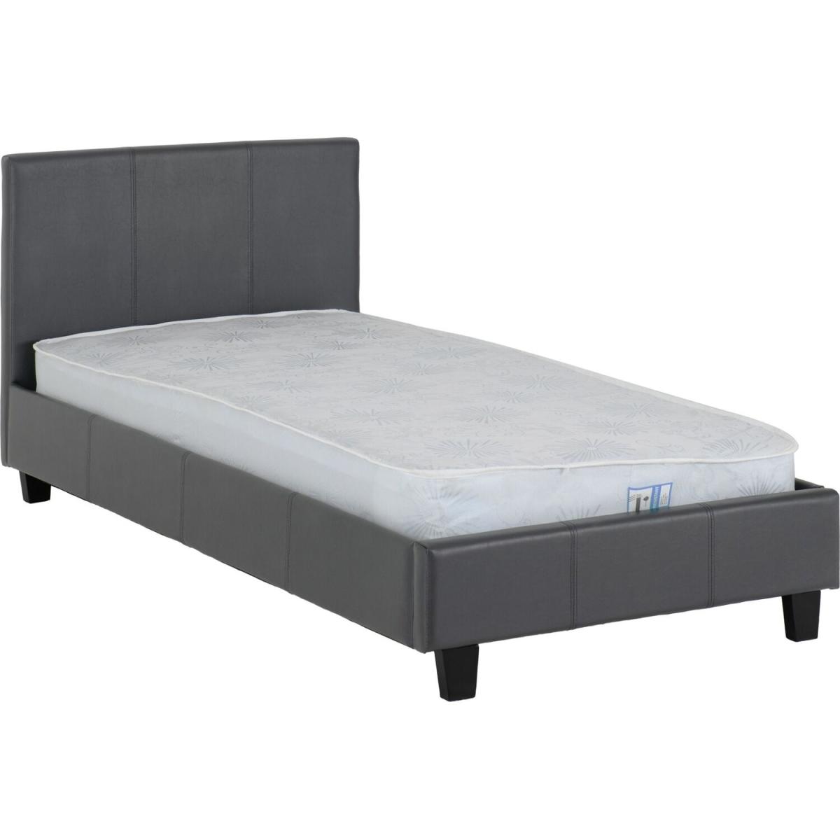 Prado 3' Bed - Grey PU – image 2