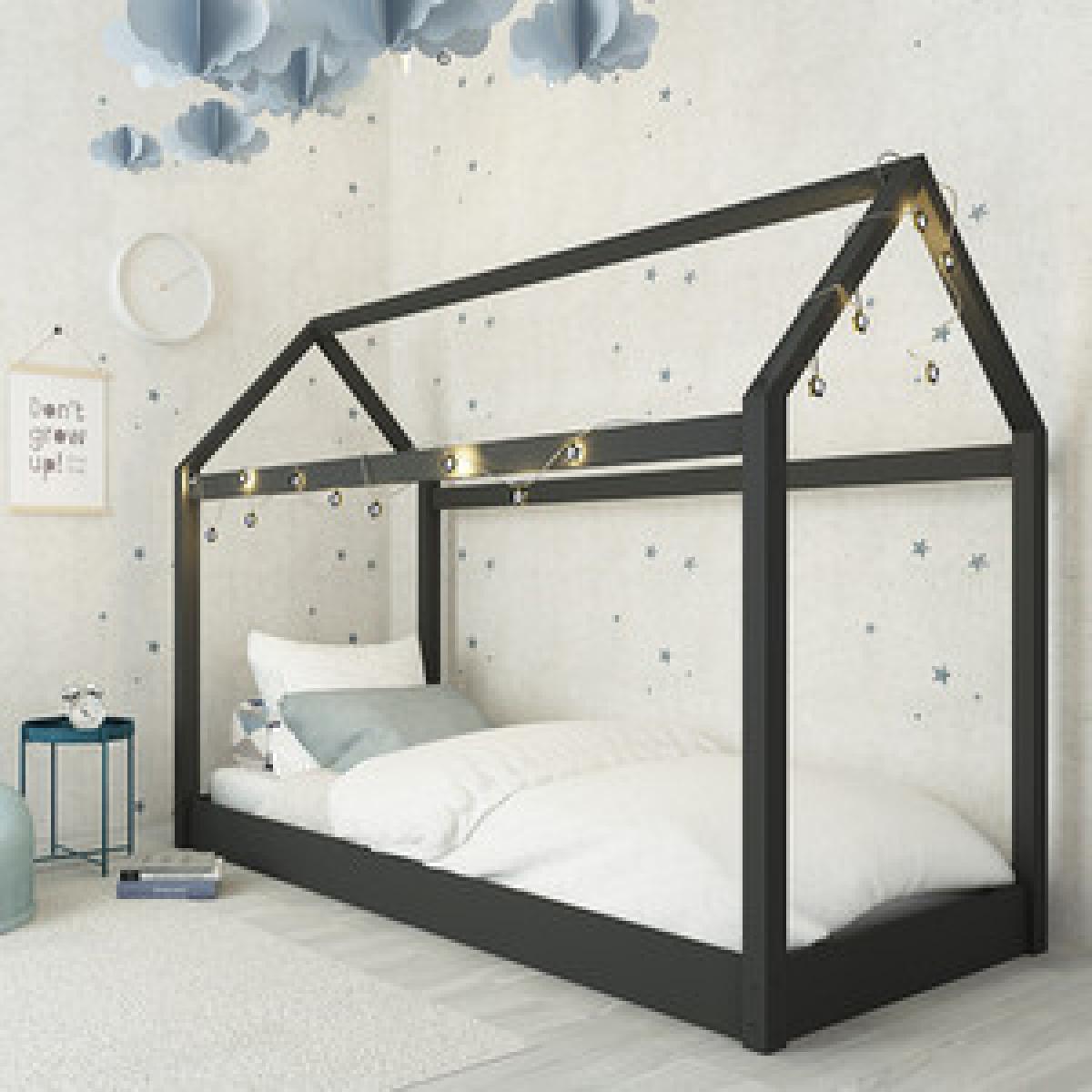 Hickory Contemporary House Bed - White – image 3