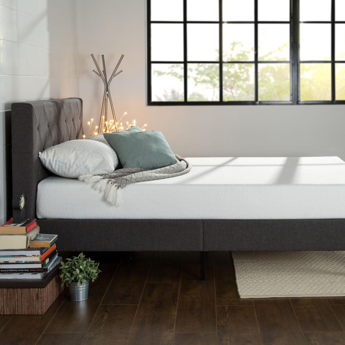 Marcie Dark Grey Upholstered Bed Frame - Dark Grey / Double – image 2