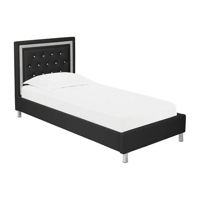 Crystalle Bed - Black / Single – image 1