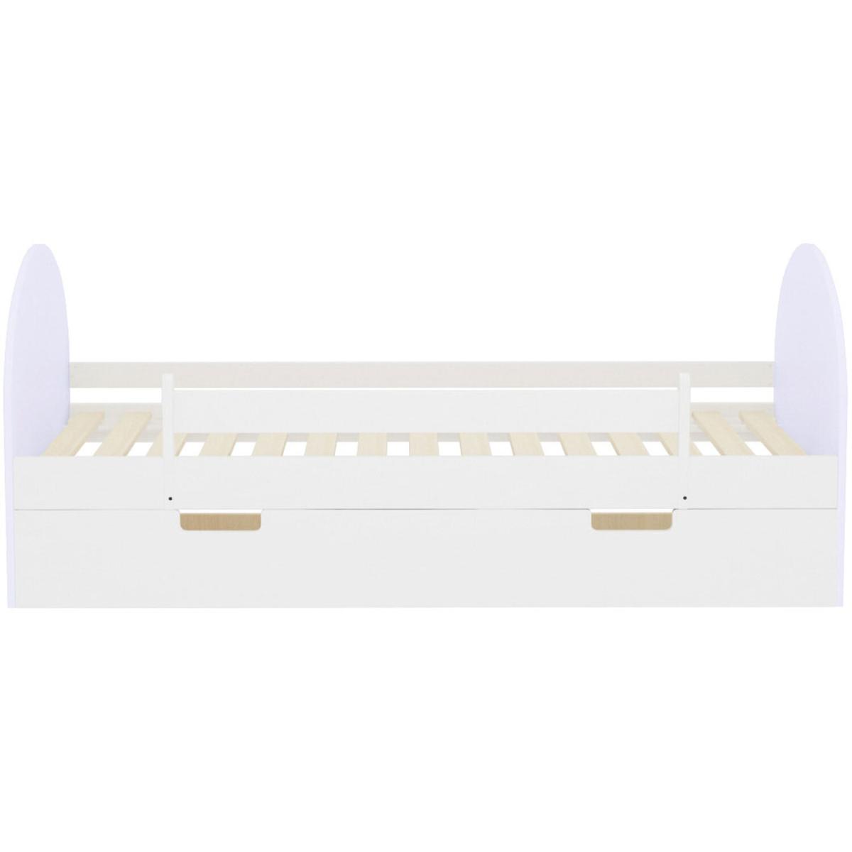 Bed Frame With Storage Drawers - White – image 5