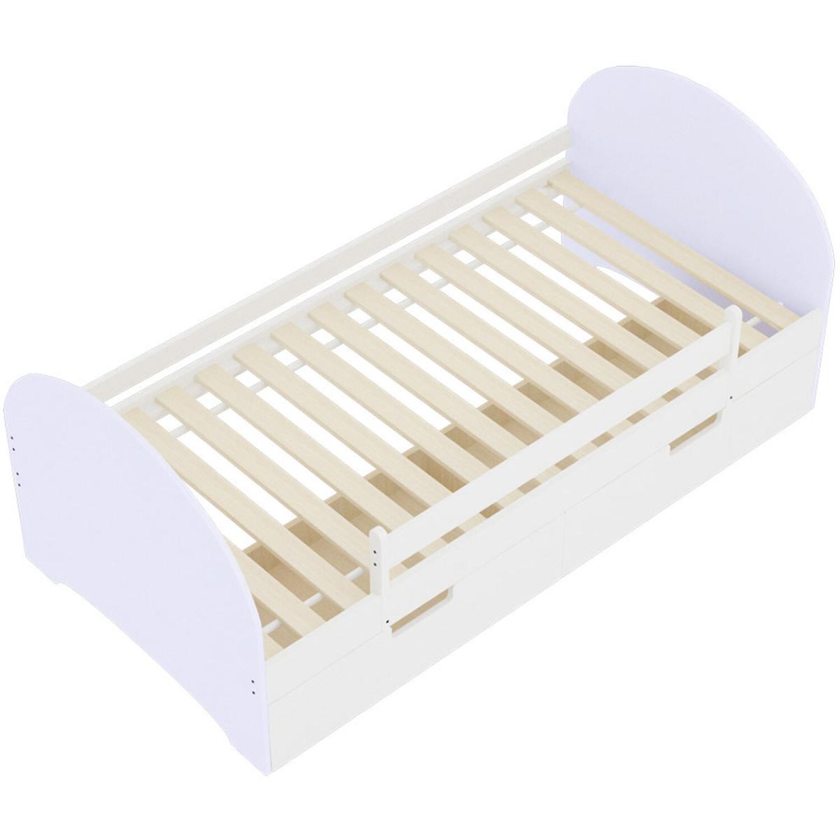 Bed Frame With Storage Drawers - White – image 7