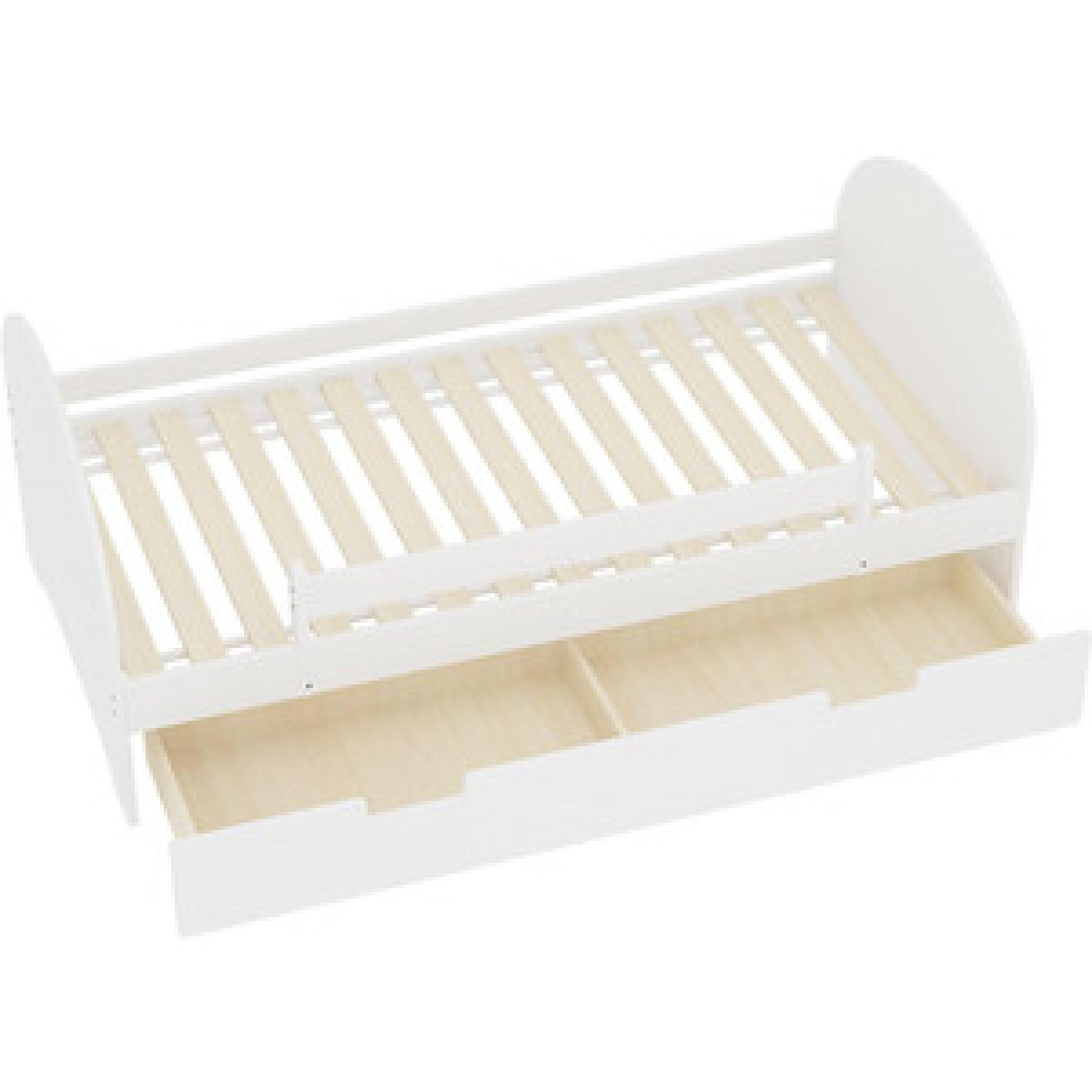 Bed Frame With Storage Drawers - White – image 8