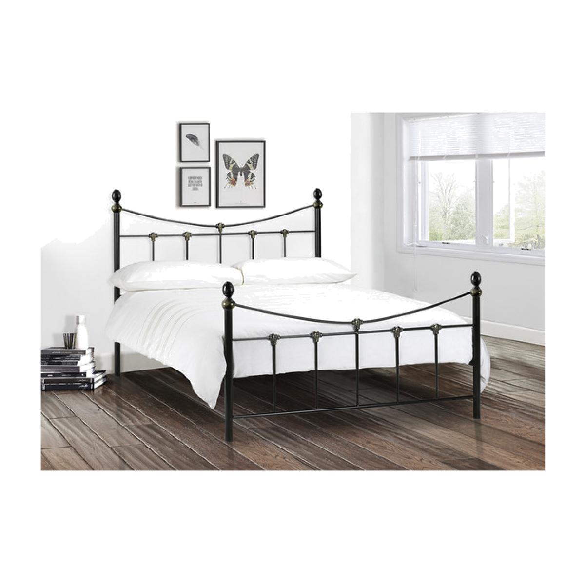Rebecca Metal Bed Frame - Black/Gold – image 1