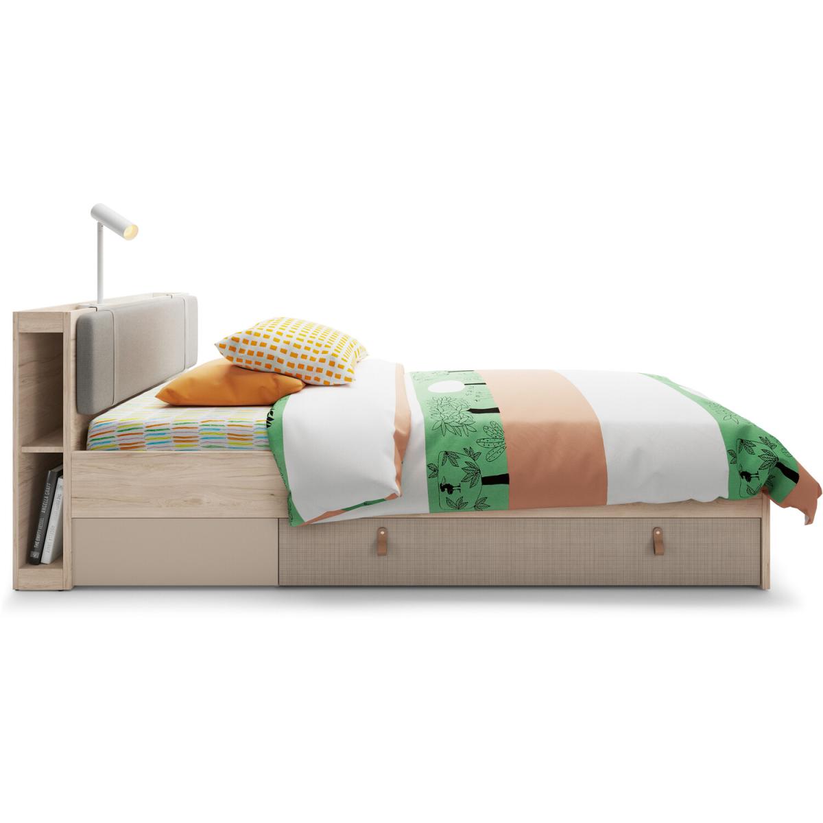 Denim Bed - Light Walnut / Single – image 6