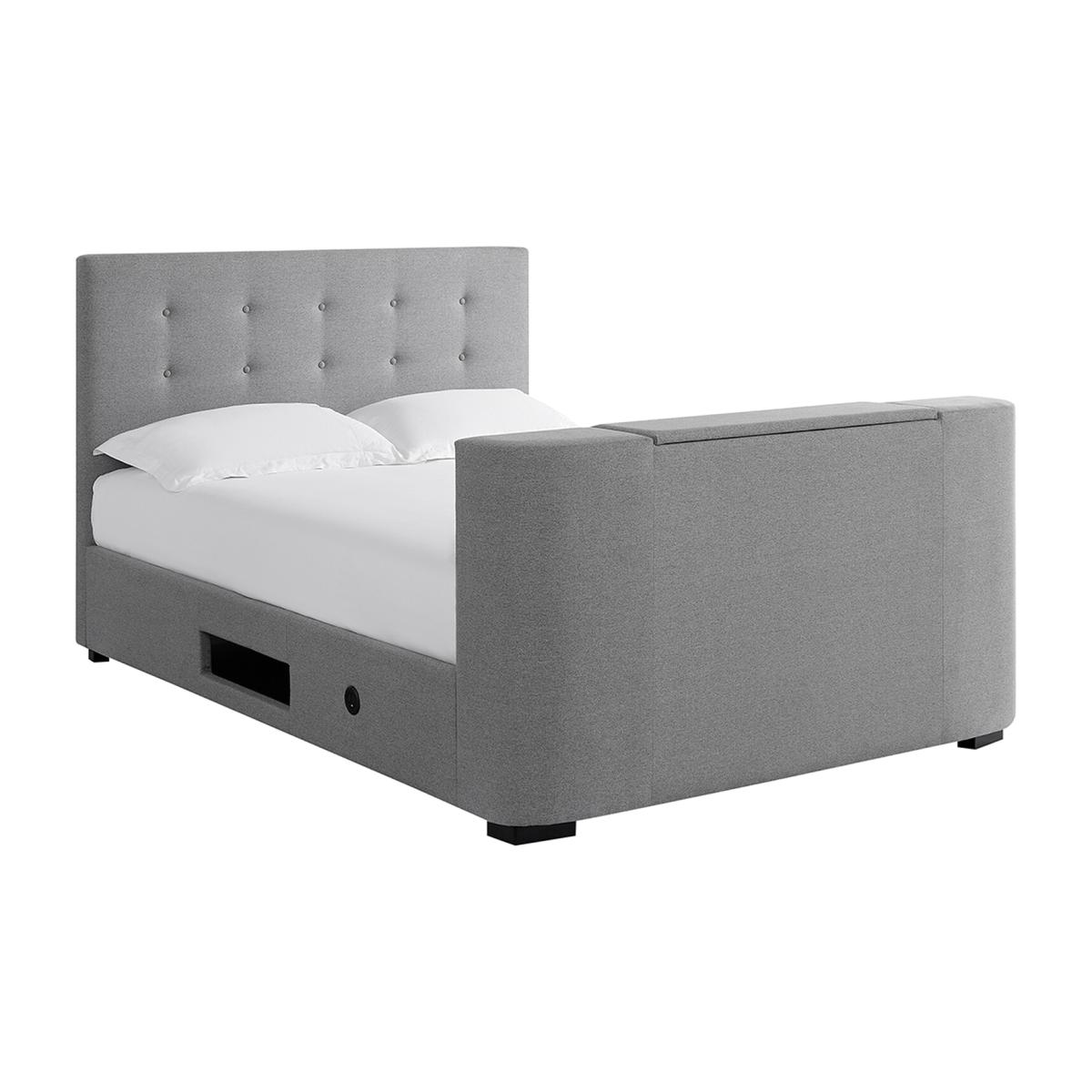 Mayfair TV Bed - Grey / Double