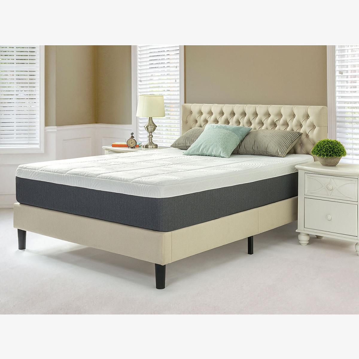 Blossom Beige Chesterfield Button Tufted Bed Frame - Blossom Beige / Double – image 1
