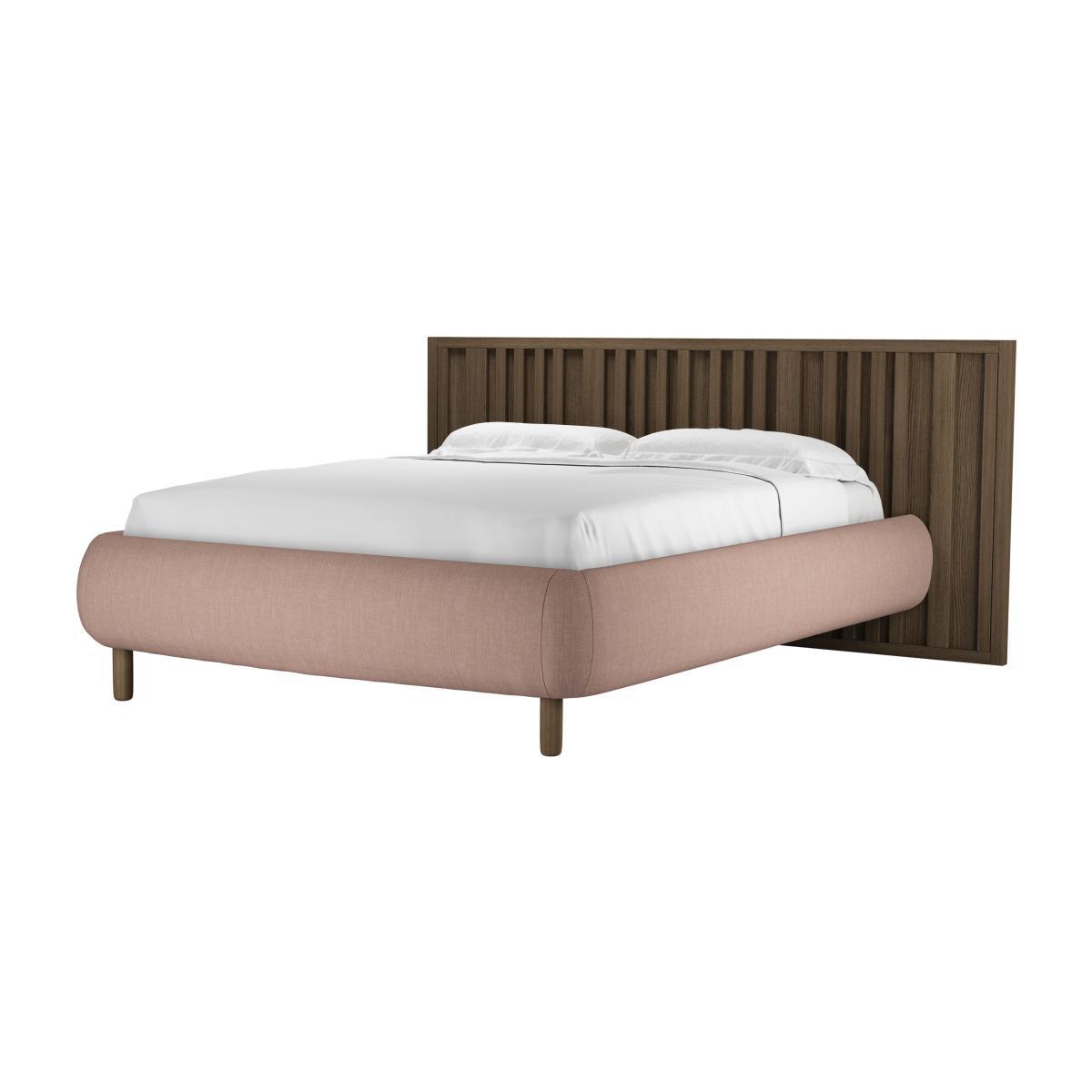 Florence King Bed in Blush Pure Belgian Linen - sofa.com – image 1
