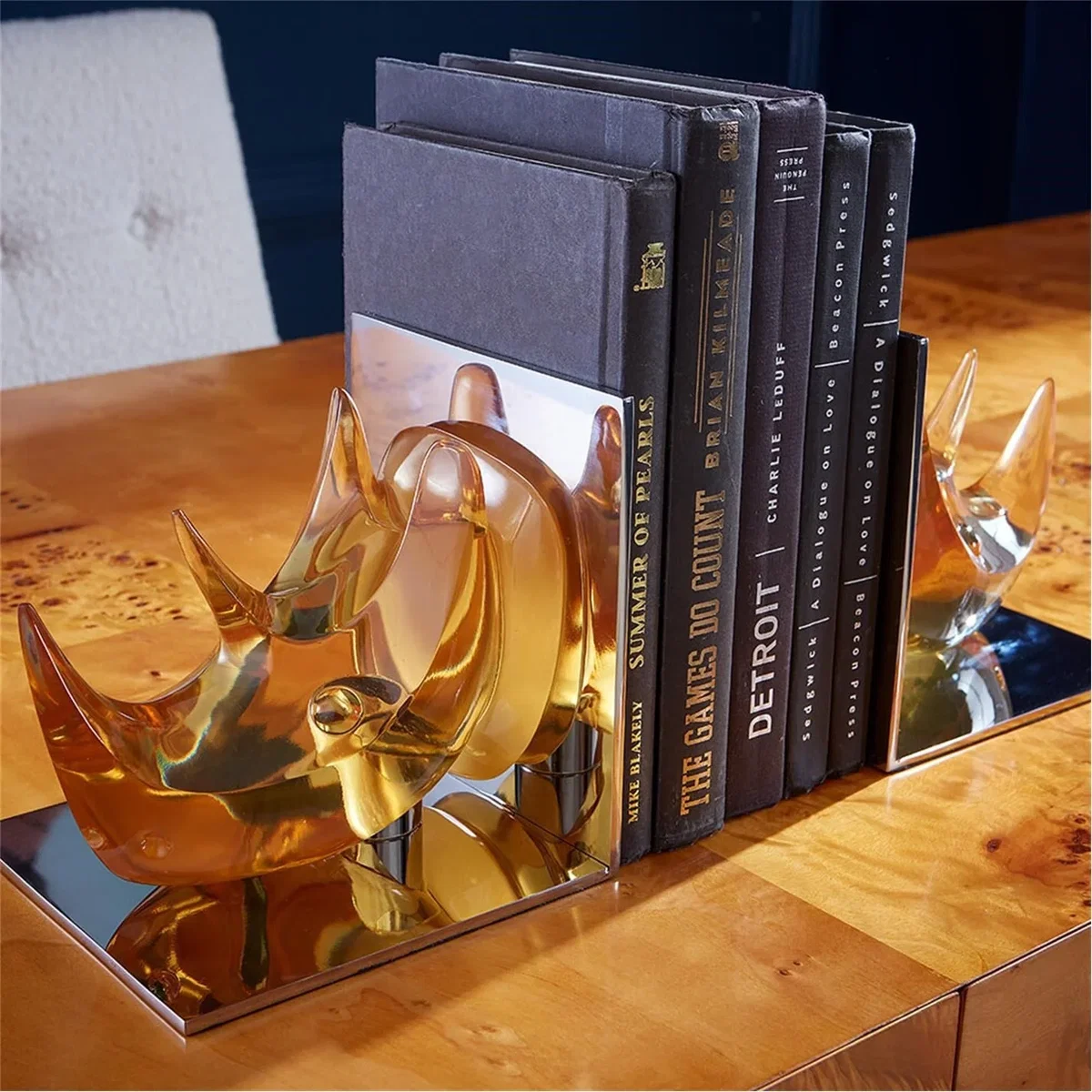 Rhino Bookend Set – image 2