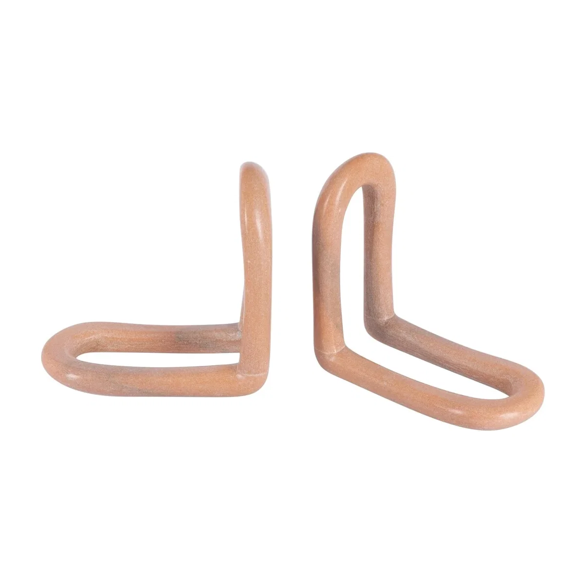 Curve Hoop Marble Bookend - Set of 2 – image 1