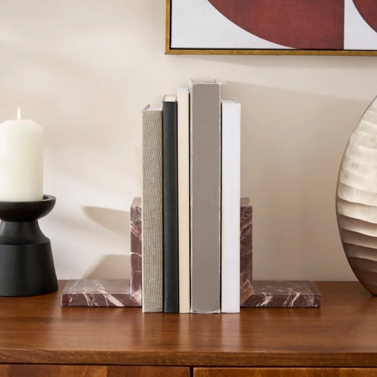 Red Levanto Marble Bookend – image 2