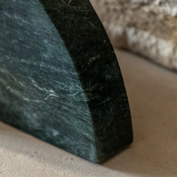 Cedar & Sage Set of 2 Tamera Marble Bookends – image 1