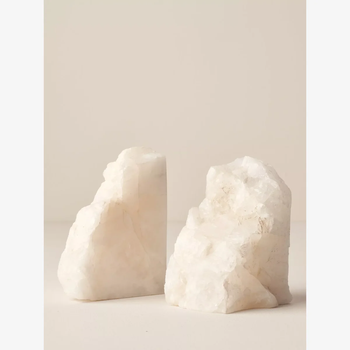 Truly Solid Quartz Bookends – image 1
