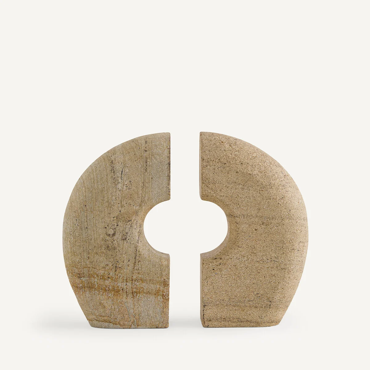 Set of 2 Sandsti Limestone Bookends – image 2