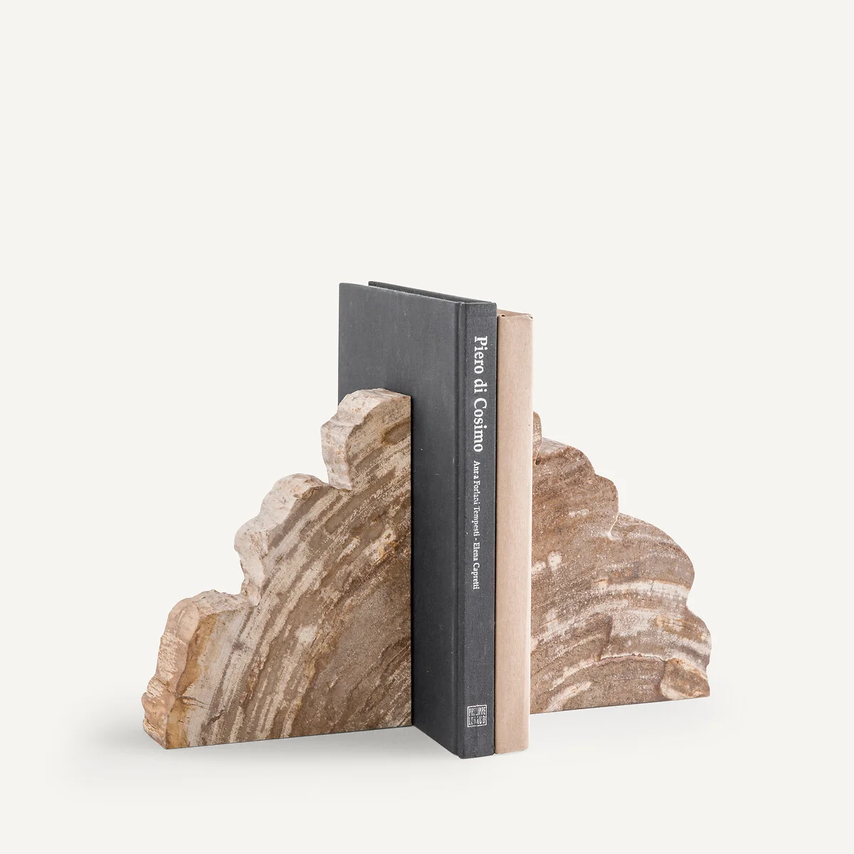 Set of 2 Kayu Petrified Wood Bookends – image 4