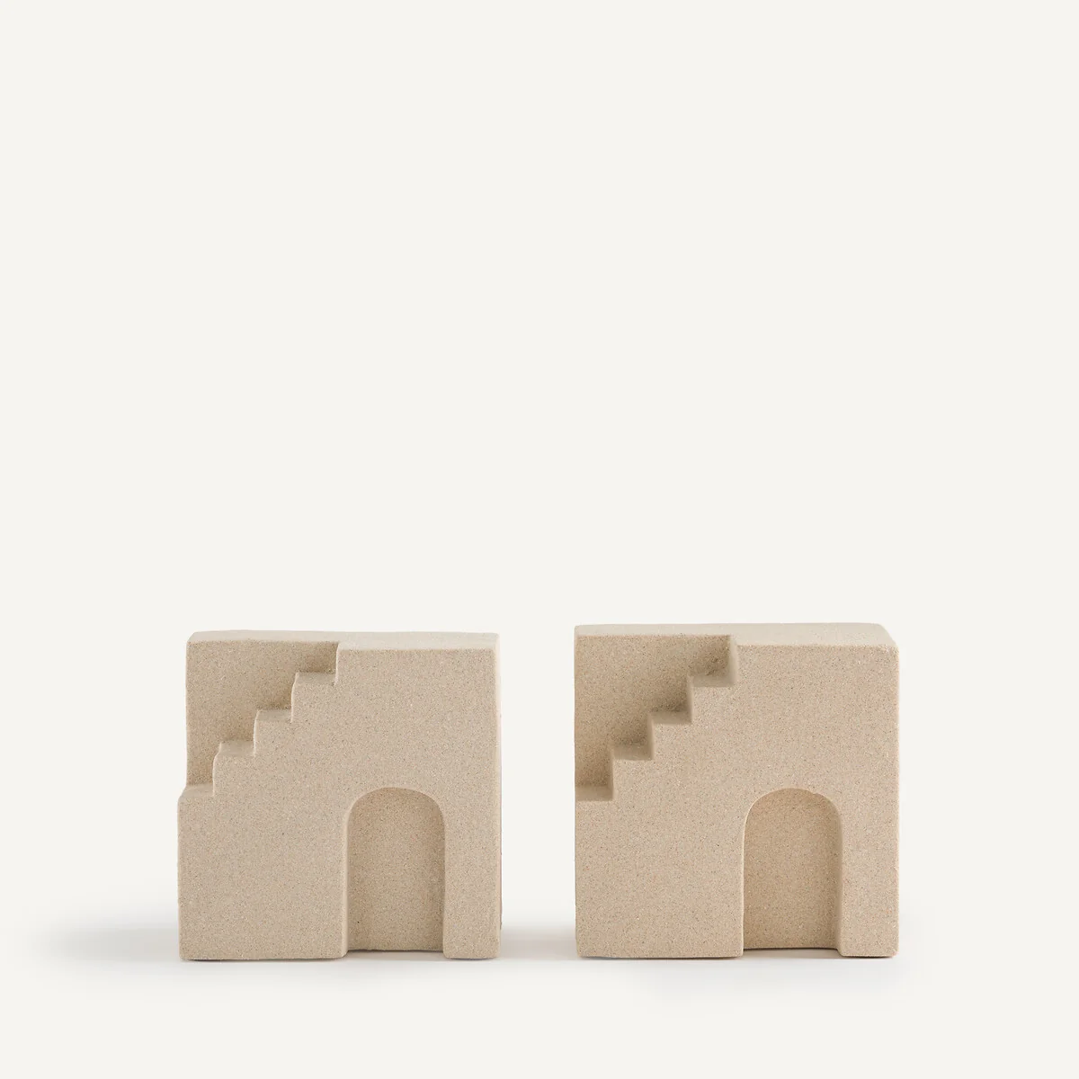 Set of 2 Arenis Stoneware Bookends – image 2