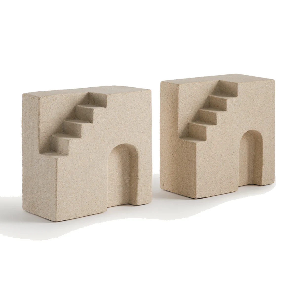 Set of 2 Arenis Stoneware Bookends – image 1