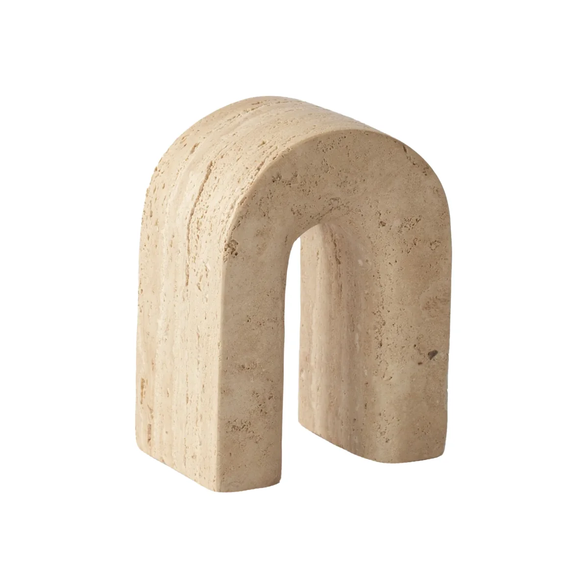Tell Me More Travertine bookend 15 cm – image 1