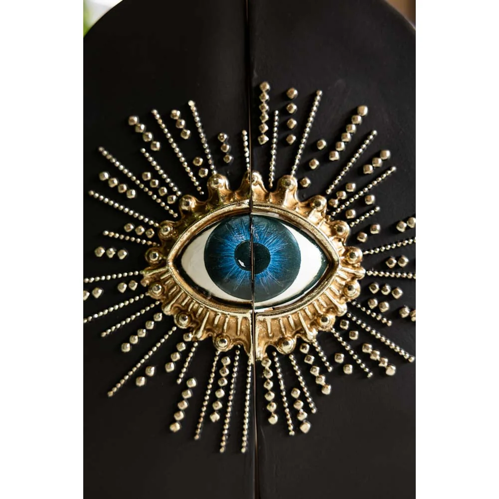 Set of 2 Black Mystic Eye Bookends – image 4