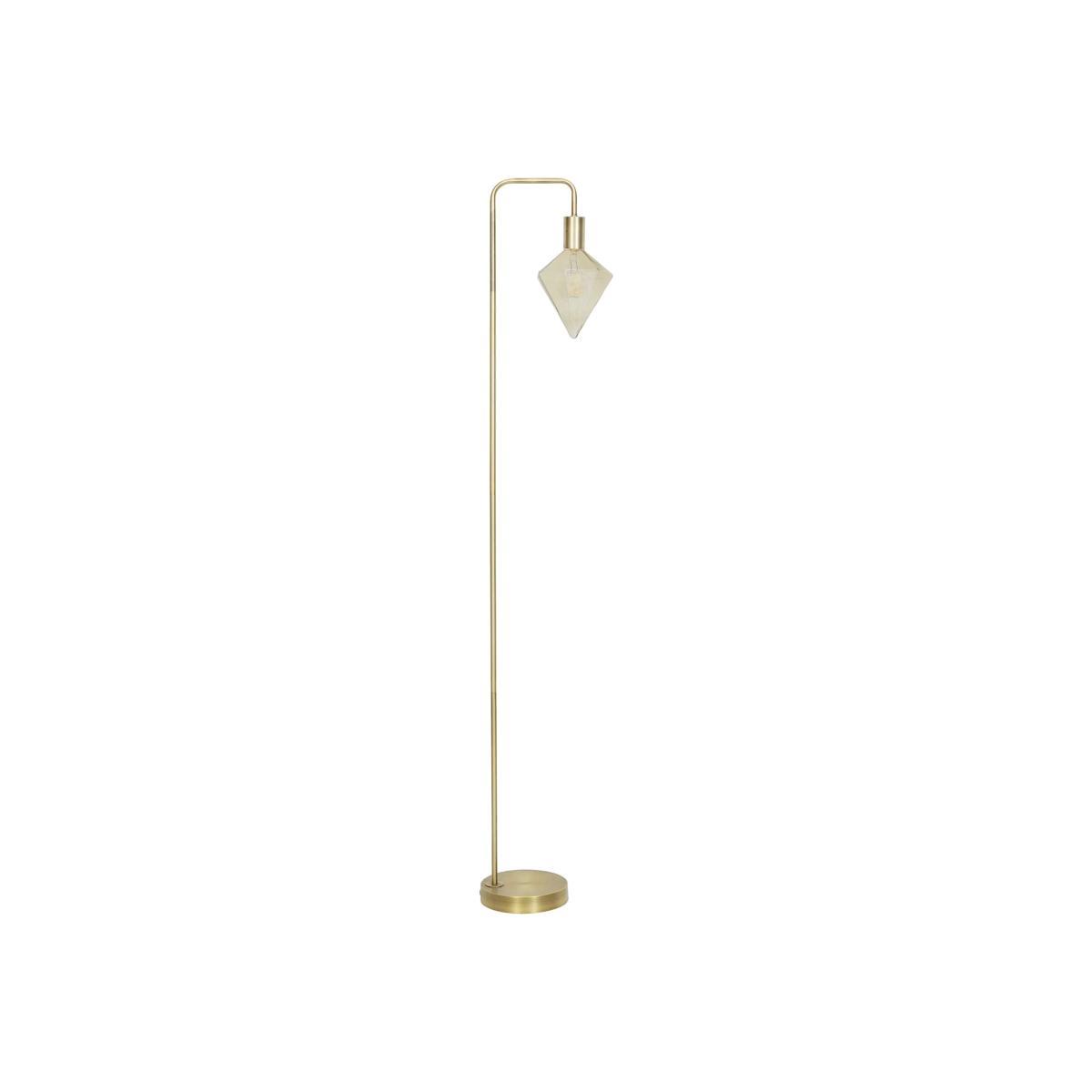 Diamond Floor Lamp, Matt Gold – image 1