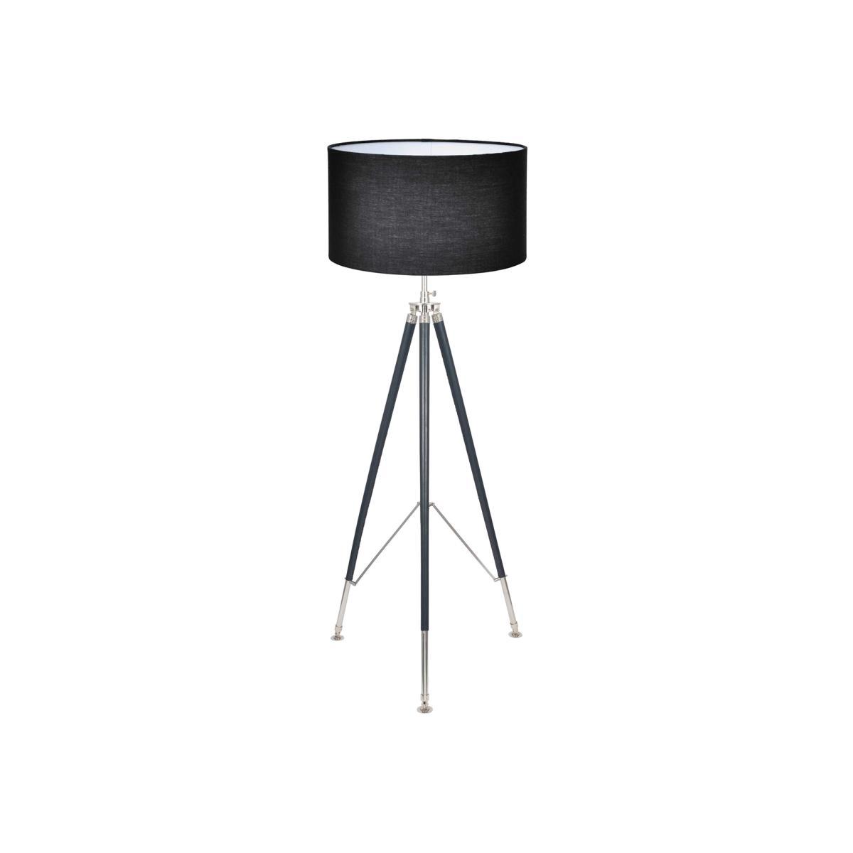 Leather Tripod Floor Lamp – image 1