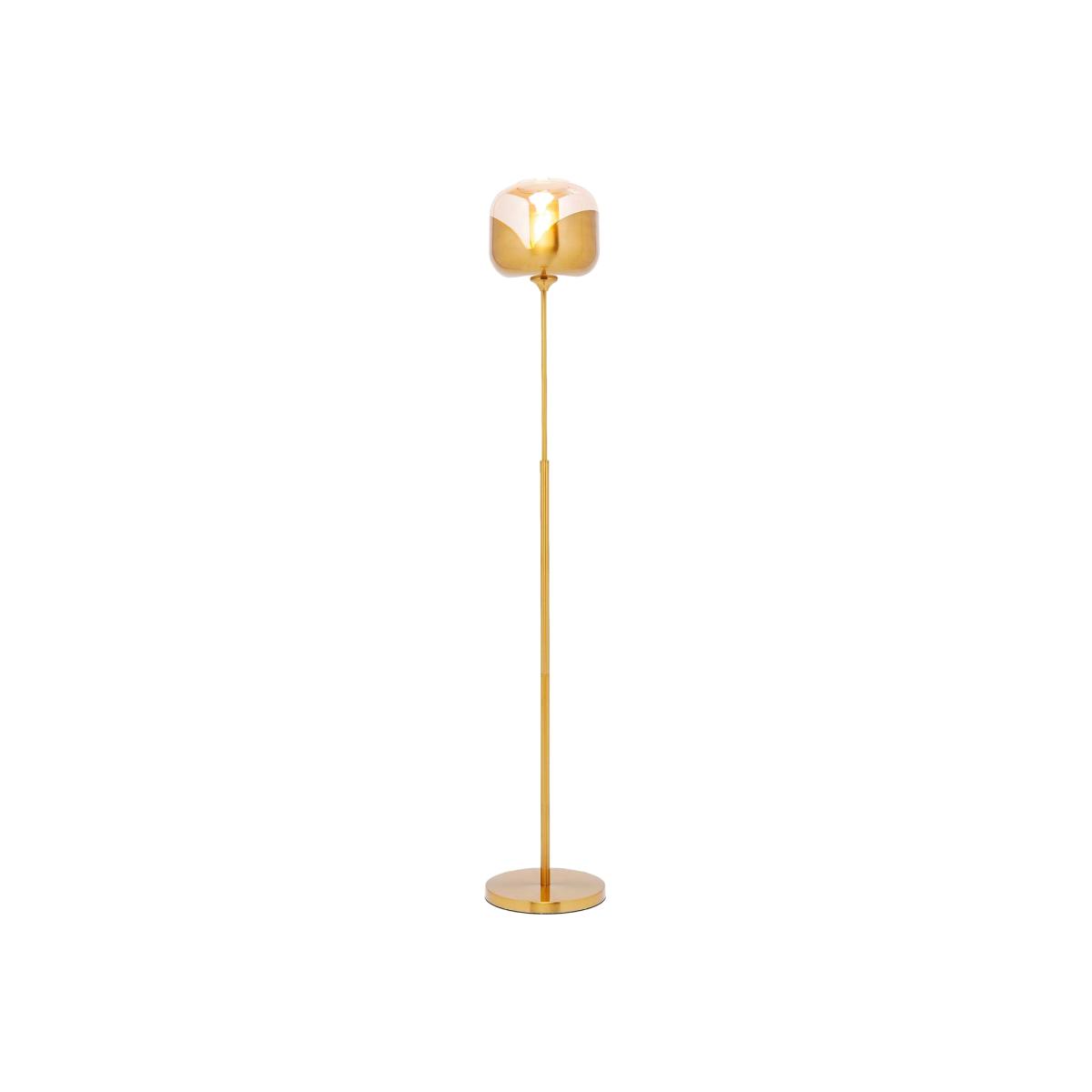 Gold Goblet Ball Floor Lamp Metal | Barker & Stonehouse – image 1
