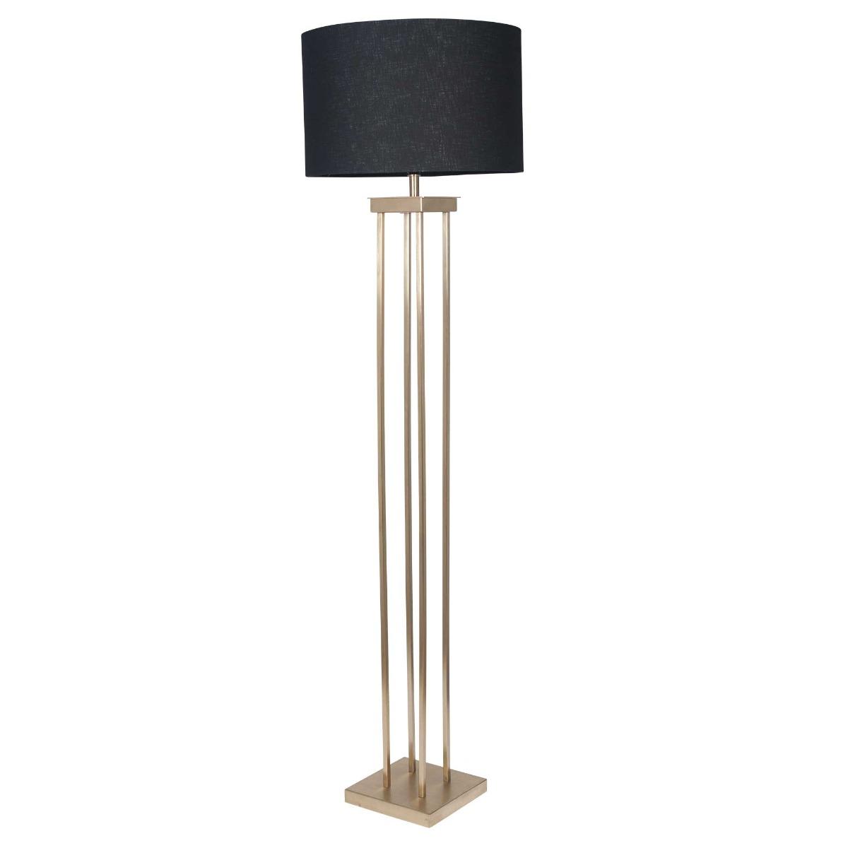 Satin Brass Metal 4 Post Floor Lamp, 776 | Barker & Stonehouse – image 2